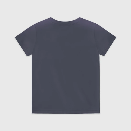 Детская футболка 3D с принтом Деловой пиджак с рубашкой, вид сзади #1