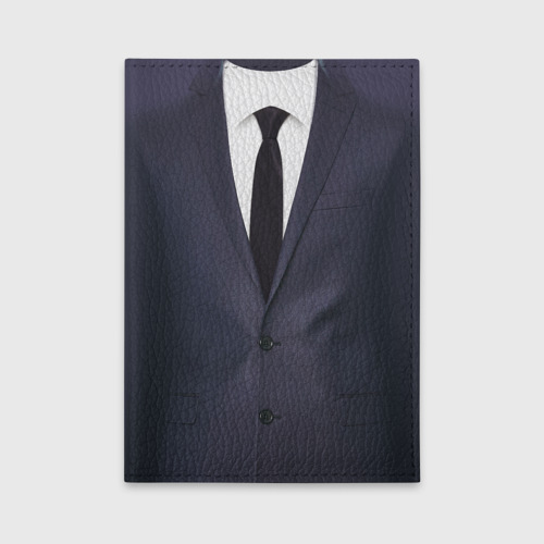 Обложка для автодокументов Деловой пиджак с рубашкой, цвет бирюзовый