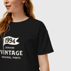 Женская футболка хлопок Oversize 1994 подлинный винтаж - оригинальные детали - фото 2