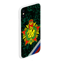 Чехол для iPhone XS Max матовый Пограничные войска РФ - фото 2
