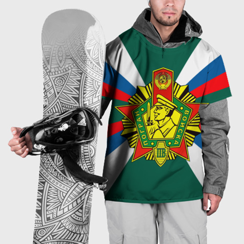 Накидка на куртку 3D Пограничные войска России, цвет 3D печать
