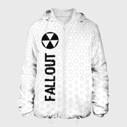 Мужская куртка 3D Fallout glitch на светлом фоне: по-вертикали