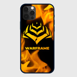 Чехол для iPhone 12 Pro Warframe - gold gradient