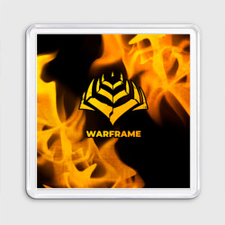 Магнит 55*55 Warframe - gold gradient