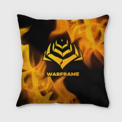 Подушка 3D Warframe - gold gradient