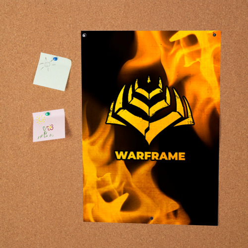 Постер Warframe - gold gradient - фото 2