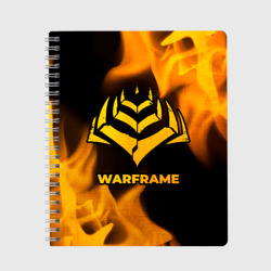 Тетрадь Warframe - gold gradient