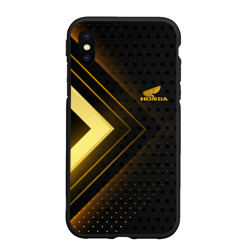 Чехол для iPhone XS Max матовый Honda inscription