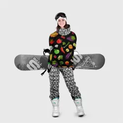 Накидка на куртку 3D Фрукты и овощи - фото 2