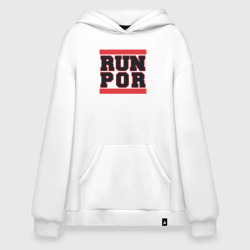 Худи SuperOversize хлопок Run Portland Trail Blazers