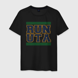 Мужская футболка хлопок Run Utah Jazz