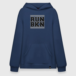 Худи SuperOversize хлопок Run Brooklyn Nets