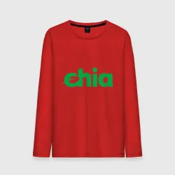 Мужской лонгслив хлопок Криптовалюта Chia