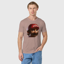 Мужская футболка хлопок Mario pixel - фото 2