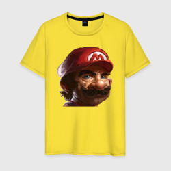 Мужская футболка хлопок Mario pixel