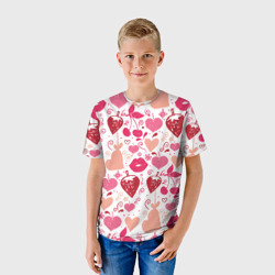 Детская футболка 3D Клубничная любовь - фото 2