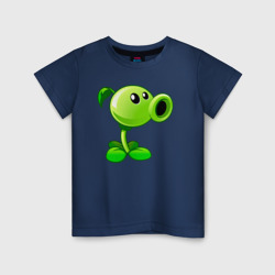 Детская футболка хлопок Зелёный горохострел