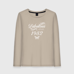 Женский лонгслив хлопок Fabulous since 1982