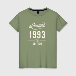 Женская футболка хлопок 1993 год - ограниченный выпуск