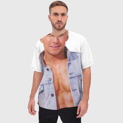 Мужская футболка oversize 3D Kenergy - Гослинг - фото 2
