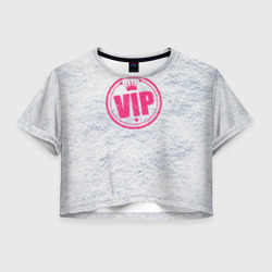 Женская футболка Crop-top 3D Vip
