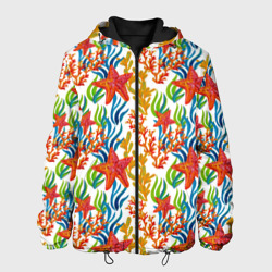 Морские звезды и кораллы – Мужская куртка 3D с принтом купить со скидкой в -10%