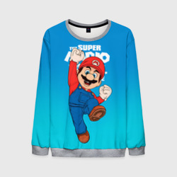 Мужской свитшот 3D Братья Супер Марио: Марио