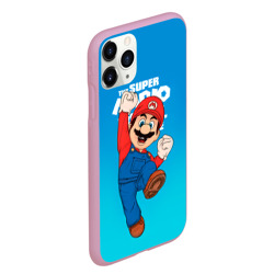 Чехол для iPhone 11 Pro Max матовый Братья Супер Марио: Марио - фото 2