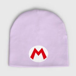 Мужская шапка демисезонная The Super Mario Bros лого Марио