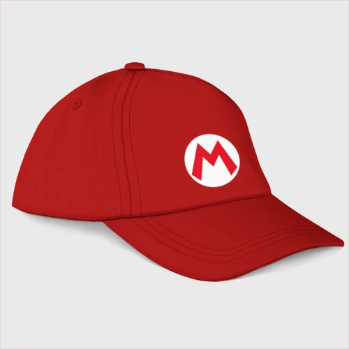 Бейсболка The Super Mario Bros лого Марио