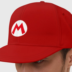 The Super Mario Bros лого Марио – Кепка снепбек с прямым козырьком с принтом купить со скидкой в -20%