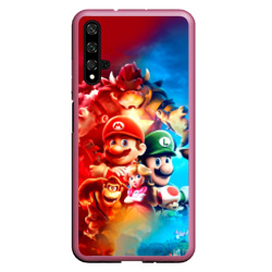 Чехол для Honor 20 The Super Mario Bros: все персонажи