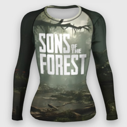 Женский рашгард 3D Sons of the forest - река