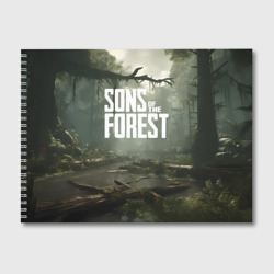 Альбом для рисования Sons of the forest - река