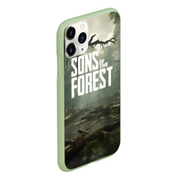 Чехол для iPhone 11 Pro Max матовый Sons of the forest - река - фото 2