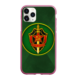 Чехол для iPhone 11 Pro Max матовый КГБ СССР