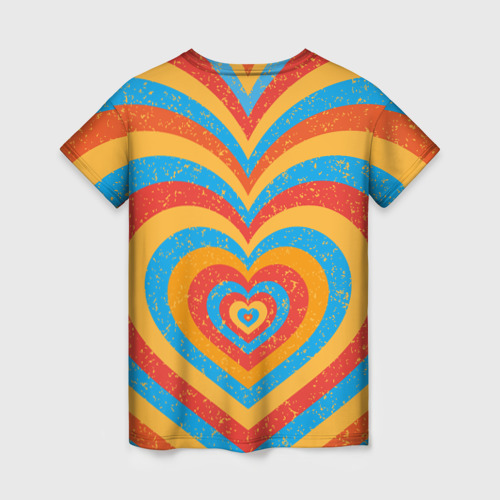 Женская футболка 3D Sunny heart, цвет 3D печать - фото 2
