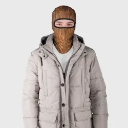 Балаклава 3D Текстура дерева - фото 2