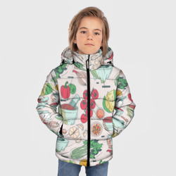 Зимняя куртка для мальчиков 3D Овощной рай - фото 2