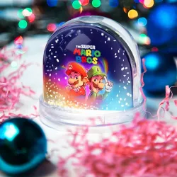 Игрушка Снежный шар The Super Mario Bros Братья Марио - фото 2