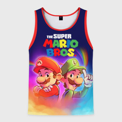 Мужская майка 3D The Super Mario Bros Братья Марио