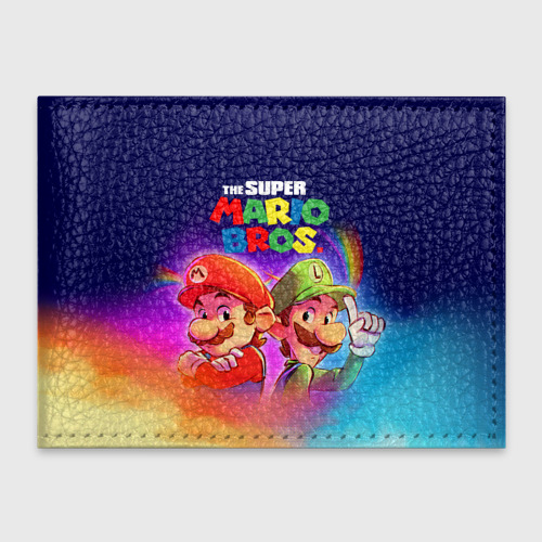 Обложка для студенческого билета The Super Mario Bros Братья Марио, цвет зеленый