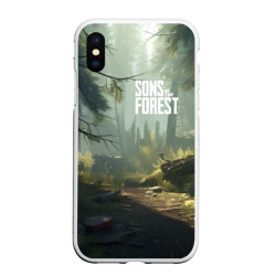 Чехол для iPhone XS Max матовый Sons of the forest - тропа