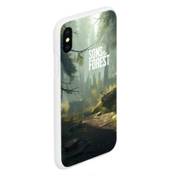 Чехол для iPhone XS Max матовый Sons of the forest - тропа - фото 2