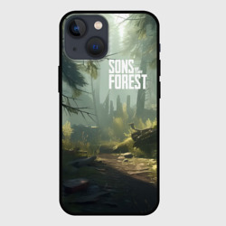 Чехол для iPhone 13 mini Sons of the forest - тропа