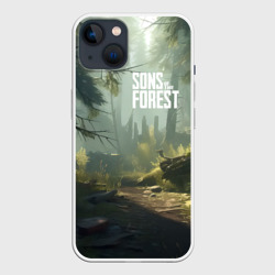 Чехол для iPhone 14 Sons of the forest - тропа