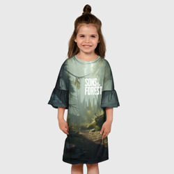 Детское платье 3D Sons of the forest - тропа - фото 2