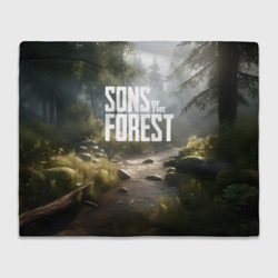 Плед 3D Sons of the forest - ручей