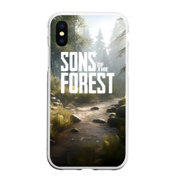 Чехол для iPhone XS Max матовый Sons of the forest - ручей