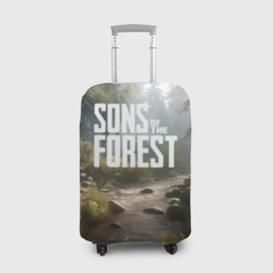 Чехол для чемодана 3D Sons of the forest - ручей